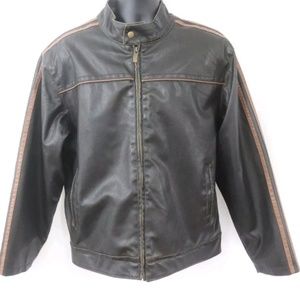 Vantage Arizona Brown Leather Motorcycle Jacket